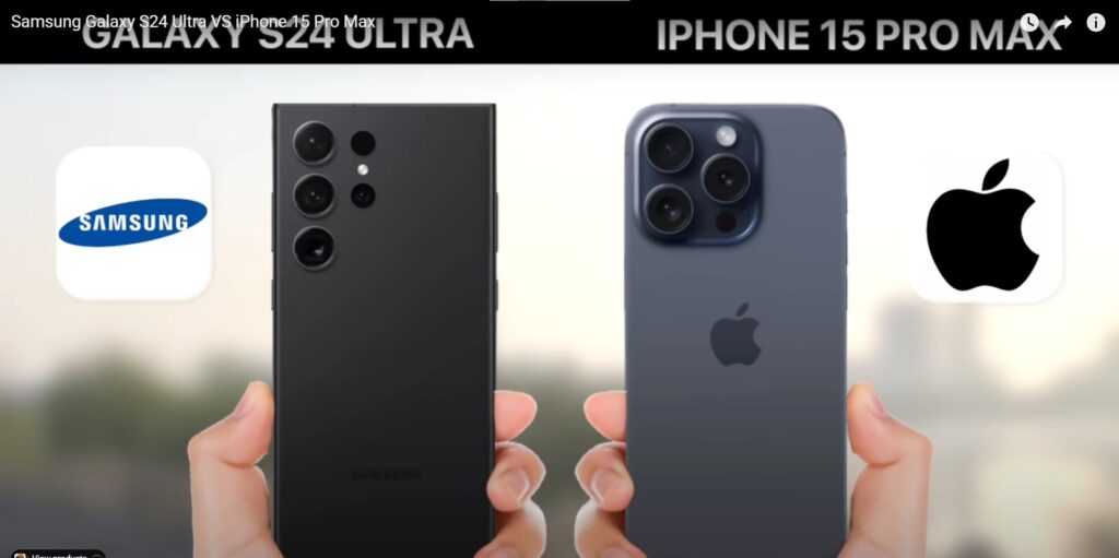iPhone 15 Pro Max vs Samsung Galaxy S24 Ultra